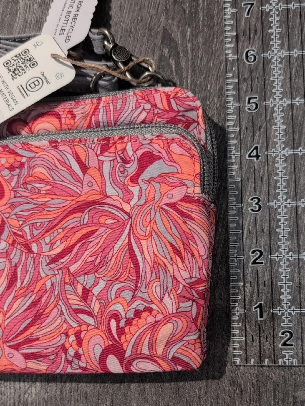 Sakroots Cambria Smartphone Crossbody Nylon in Sorbet Print